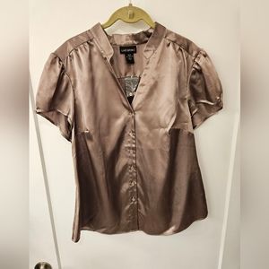 NWT - Lane Bryant Bronze Blouse - Size 14/16